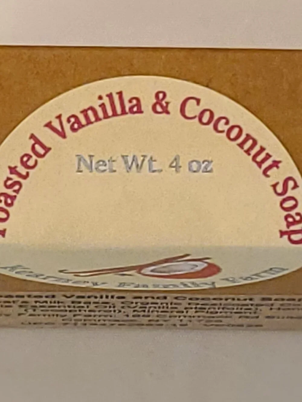 Toasted Vanilla Heritage Block Hand Poured Goat Milk Soap Bar